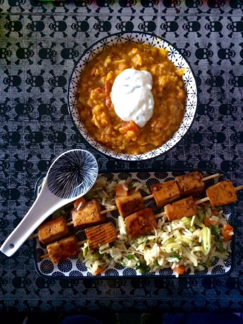 Dalh teriyaki tofu Lolo